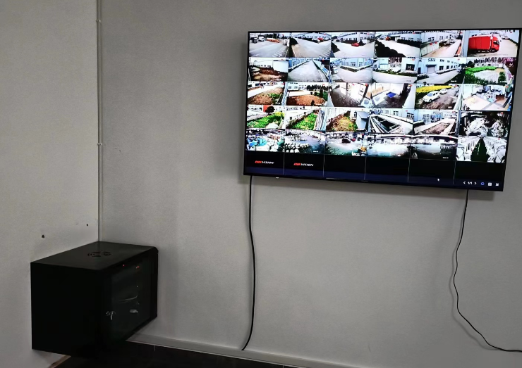 某工廠視頻(pín)監控系統